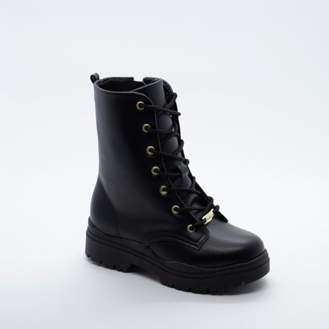 Coturno Molekinha Infantil Feminino Preto
