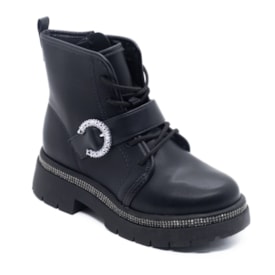 Coturno Molekinha Infantil Feminino Preto