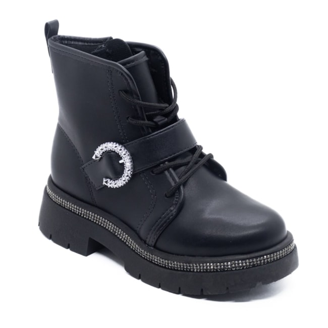 Coturno Molekinha Infantil Feminino Preto