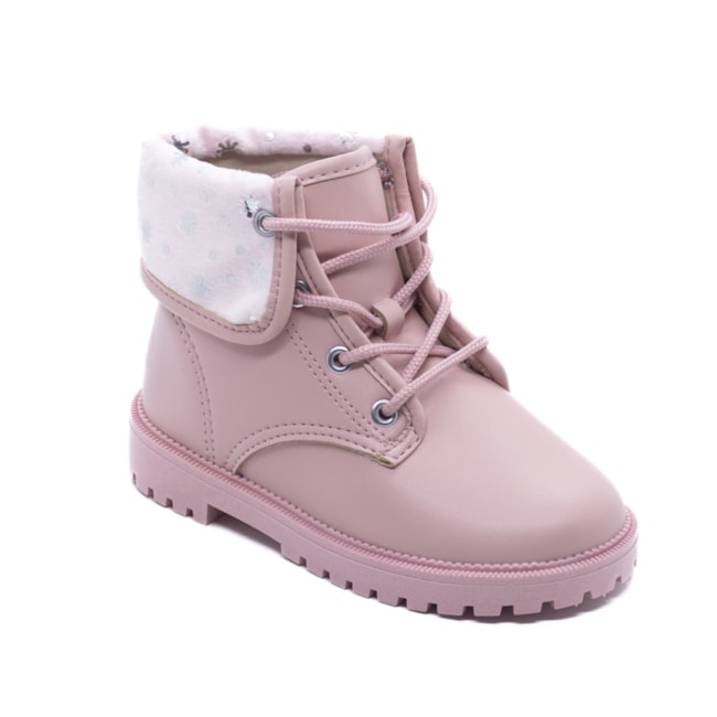 Coturno Molekinha Infantil Feminino Rosa