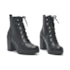 Coturno Salto Alto Via Marte Feminino Preto