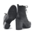 Coturno Salto Alto Via Marte Feminino Preto