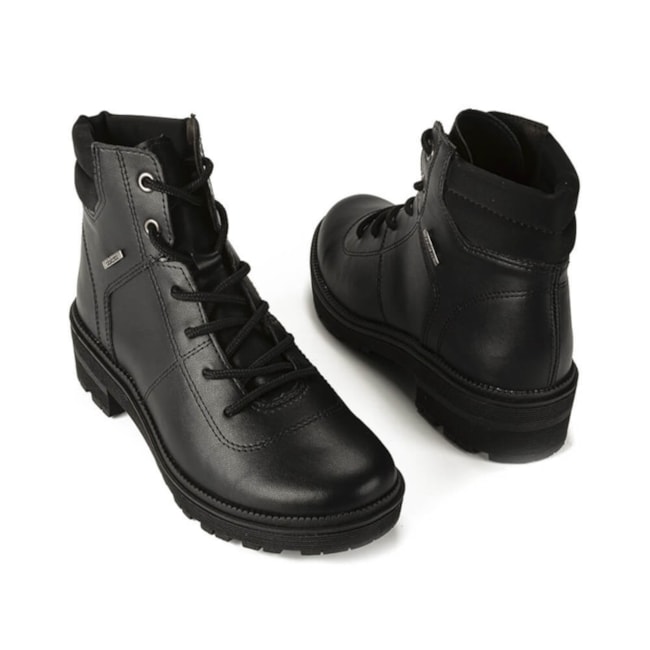 Coturno Salto Baixo Dakota Feminino Preto