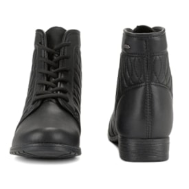 Coturno Salto Baixo Dakota Feminino Preto