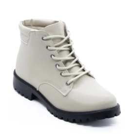 Coturno Salto Baixo Danny Feminino Off White