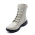 Coturno Salto Baixo Danny Feminino  Off White