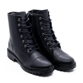 Coturno Salto Baixo Danny Feminino Preto