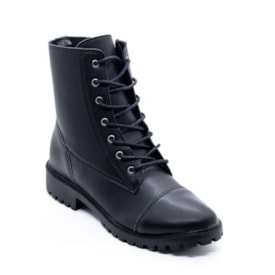 Coturno Salto Baixo Danny Feminino Preto