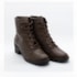 Coturno Salto Baixo Via Marte Feminino Dark Brown