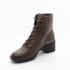 Coturno Salto Baixo Via Marte Feminino Dark Brown