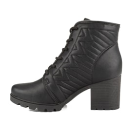 Coturno Salto Medio Bloco Dakota Feminino Preto