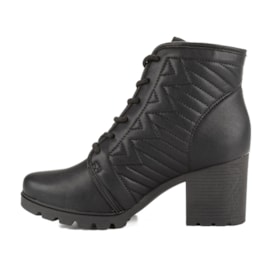 Coturno Salto Medio Bloco Dakota Feminino Preto