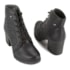 Coturno Salto Medio Bloco Dakota Feminino Preto