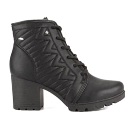 Coturno Salto Medio Bloco Dakota Feminino Preto