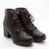 Coturno Salto Medio Dakota Feminino Chocolate