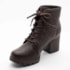 Coturno Salto Medio Dakota Feminino Chocolate