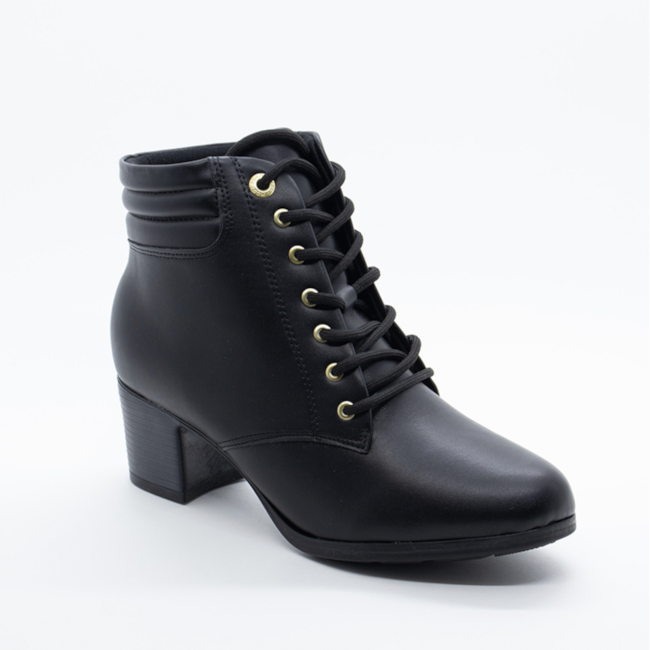 Coturno Salto Médio Modare Feminino Preto