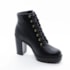 Coturno Salto Médio Moleca Feminino Preto