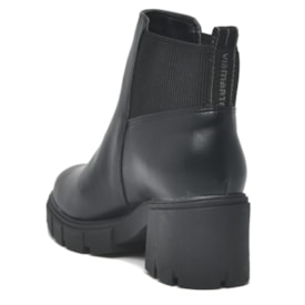 Coturno Salto Medio Via Marte Feminino Preto