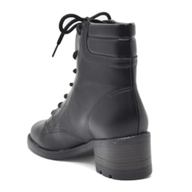 Coturno Salto Medio Via Marte Feminino Preto
