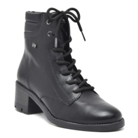 Coturno Salto Medio Via Marte Feminino Preto
