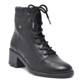 Coturno Salto Medio Via Marte Feminino Preto