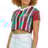 Cropped Oficial Fluminense Braziline Feminina Vinho