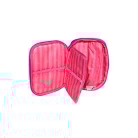 Estojo Clio Feminino Rosa Holográfico