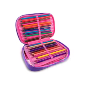 Estojo Rebecca Bonbon Feminino Holográfico Lilas