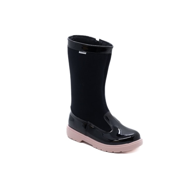 Galocha Infantil Molekinha Feminino Preto