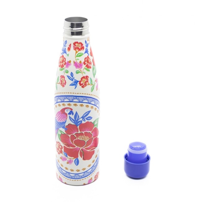 Garrafa Estampada 500Ml Farm Feminina Azul