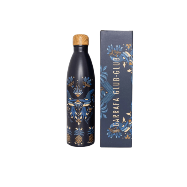 Garrafa Farm 750Ml Magia Azul Estampado