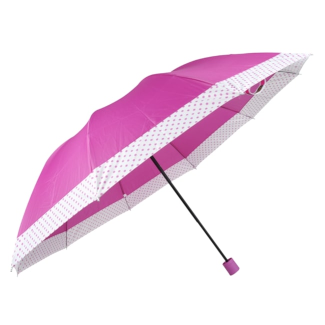 Gurda-Chuva Poliestéster Yins Adulto Rosa
