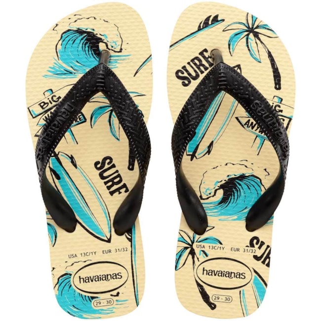 Havaianas Chinelo Infantil Masculino Buttercream