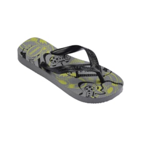 Havaianas Chinelo Infantil Masculino Cinza Aco