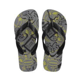 Havaianas Chinelo Infantil Masculino Cinza Aco