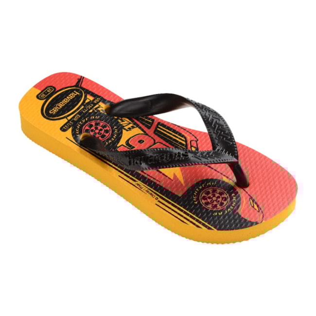 Havaianas Chinelo Kids Cars Amarelo