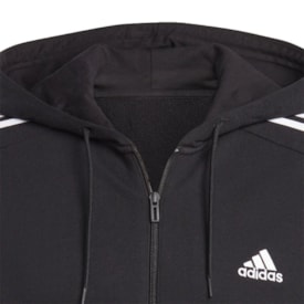 Jaqueta Adidas Essentials 3 Stripes Masculina Preto