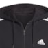 Jaqueta Adidas Essentials 3 Stripes Masculina Preto