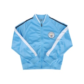 Jaqueta Balboa Poliester Manchester City Juvenil Masculina Azul Claro