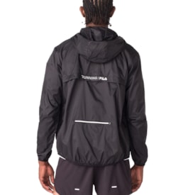 Jaqueta Corta Vento Fila Race Run Masculina Preto