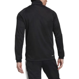 Jaqueta Esportiva Aeroready Sereno Cut 3 Stripes Masculino Preto