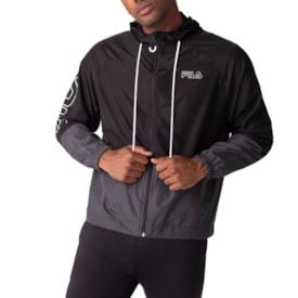 Jaqueta Esportiva Fila Curve Masculina Preto