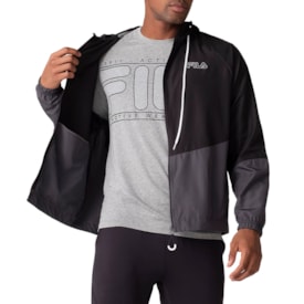 Jaqueta Esportiva Fila Curve Masculina Preto