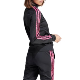 Jaqueta Esportiva Poliester Adidas Feminina Preto