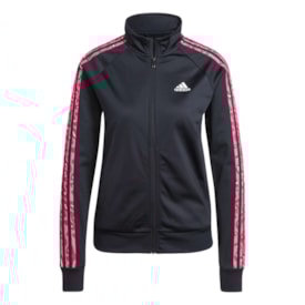 Jaqueta Esportiva Poliester Adidas Feminina Preto