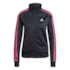 Jaqueta Esportiva Poliester Adidas Feminina Preto Rosa