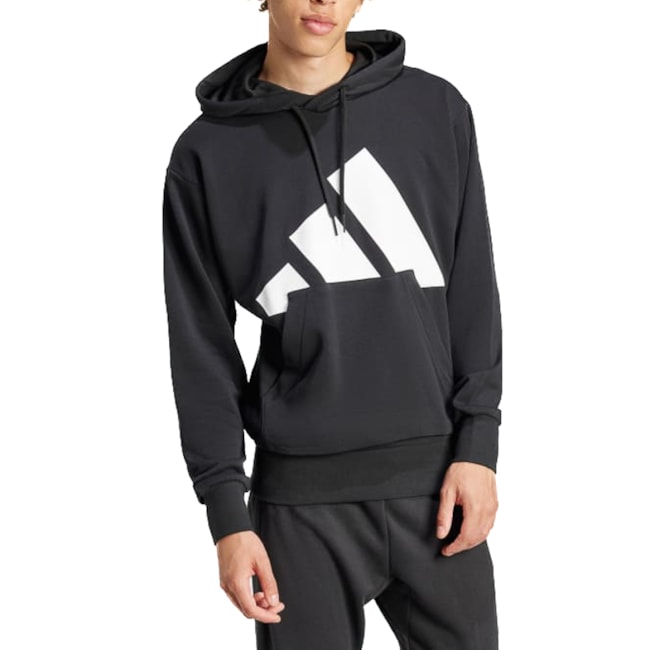 Jaqueta Moletinho Adidas Masculino Preto