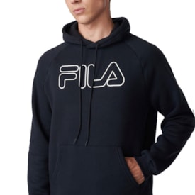 Jaqueta Moletom Fila Masculino Preto