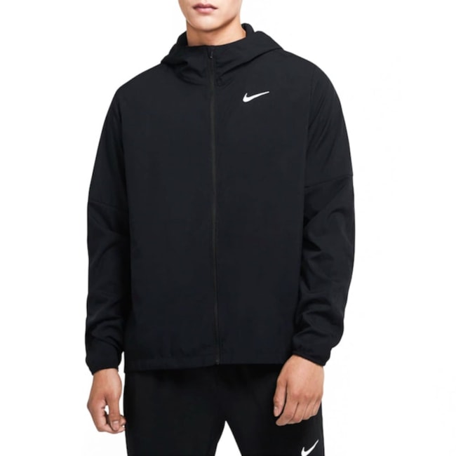 Jaqueta Nike Run Stripe Masculina Preto
